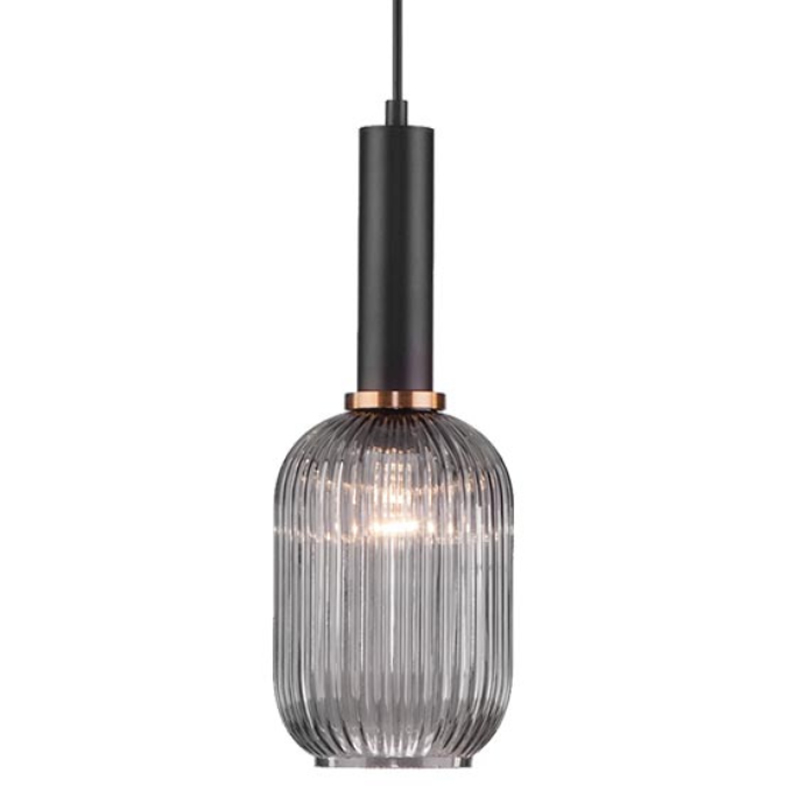 Светильник Ferm Living chinese lantern Gray III Серый (Gray) Черный в Рязани | Loft Concept 