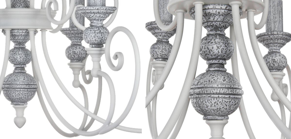 Люстра Mocenigo Chandelier White Люстра Mocenigo Chandelier White - Loft-Concept в Рязани