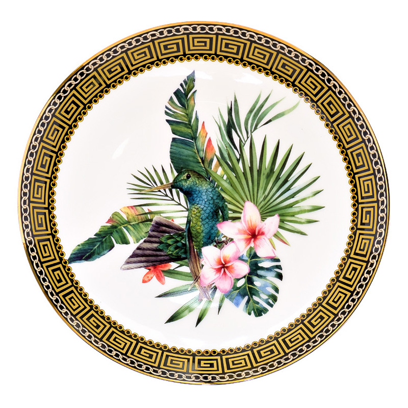 Тарелка TROPICS Pattern Colibri Мульти Тарелка TROPICS Pattern Colibri Мульти в Рязани | Loft Concept