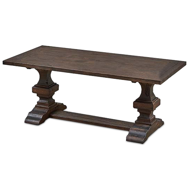 Обеденный стол Theseus Dinner Table Коричневый Обеденный стол Theseus Dinner Table Коричневый в Рязани | Loft Concept
