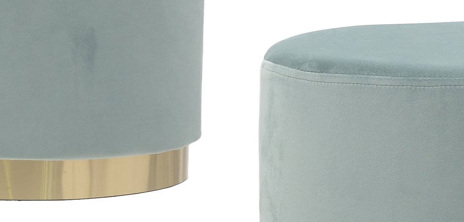 Пуф Golden Belt Turquoise Pastel Пуф Golden Belt Turquoise Pastel - Loft-Concept в Рязани