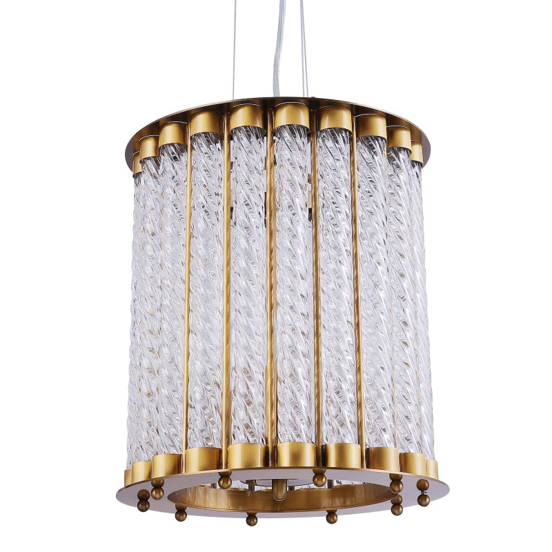 Люстра Lantern Tiziano Chandelier bronze D25 Бронза Прозрачное Стекло Люстра Lantern Tiziano Chandelier bronze D25 Бронза Прозрачное Стекло в Рязани | Loft Concept