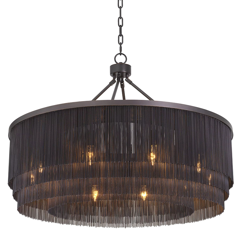 Люстра Eichholtz Chandelier Tissot L Темная бронза Люстра Eichholtz Chandelier Tissot L Темная бронза в Рязани | Loft Concept