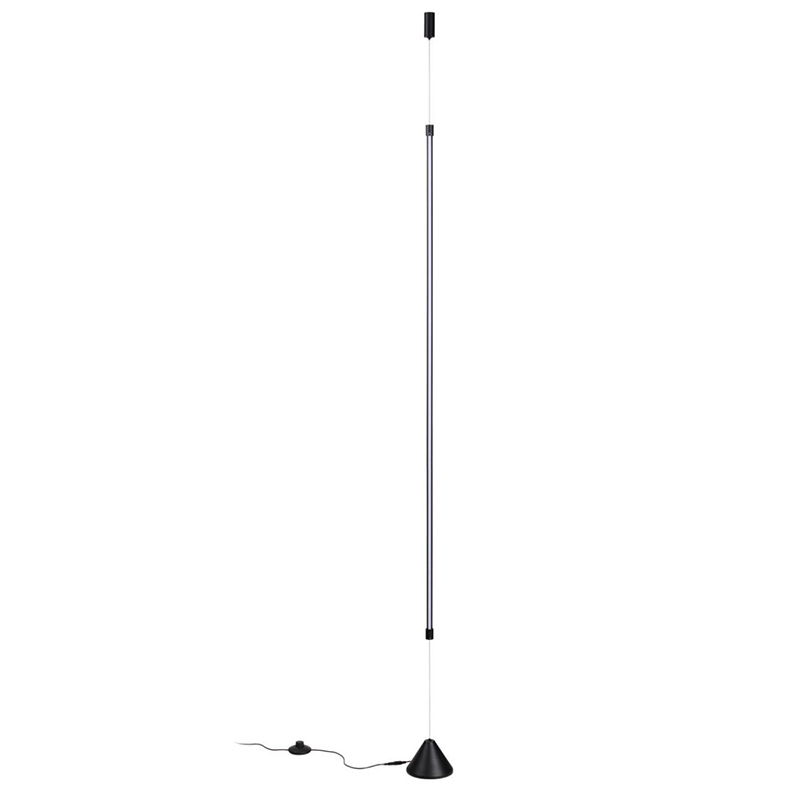 Торшер Trumpet Tube Black Thin Line Черный Белый Торшер Trumpet Tube Black Thin Line Черный Белый в Рязани | Loft Concept