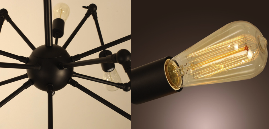 Люстра Loft Industrial Sputnik Chandelier Spider Люстра Loft Industrial Sputnik Chandelier Spider - Loft-Concept в Рязани