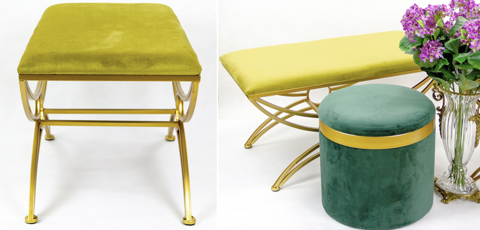 Пуф Art Deco Shapes Yellow Пуф Art Deco Shapes Yellow - Loft-Concept в Рязани