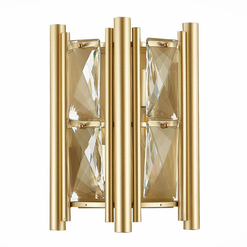 Бра Rivelen Wall Lamp Золотой Шампань Прозрачное Стекло в Рязани | Loft Concept 