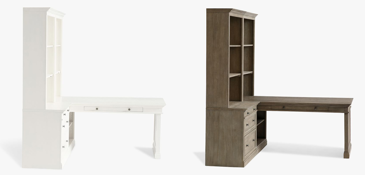 Рабочий стол-стеллаж Benjamin Side - фото №2