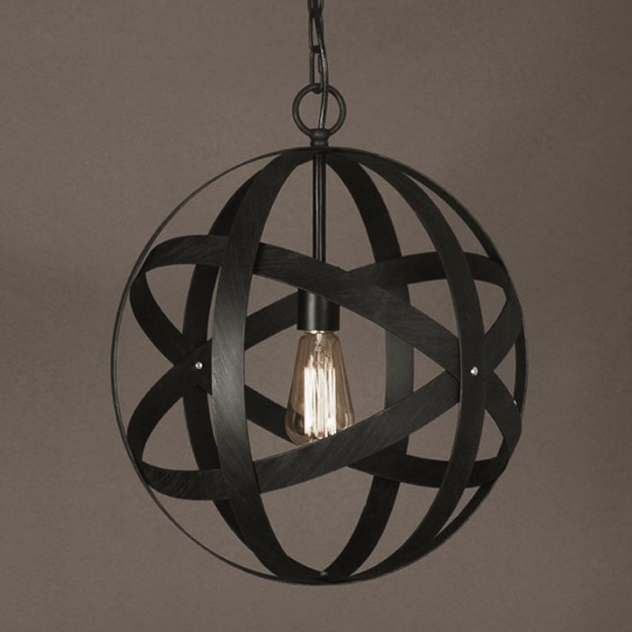 Люстра Metal Sphere Черный Люстра Metal Sphere Черный в Рязани | Loft Concept
