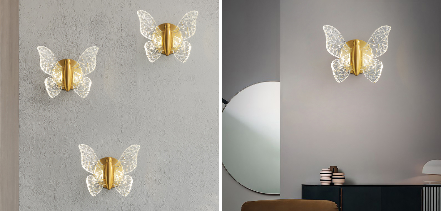 Бра Butterfly Wall Lamp Н - фото