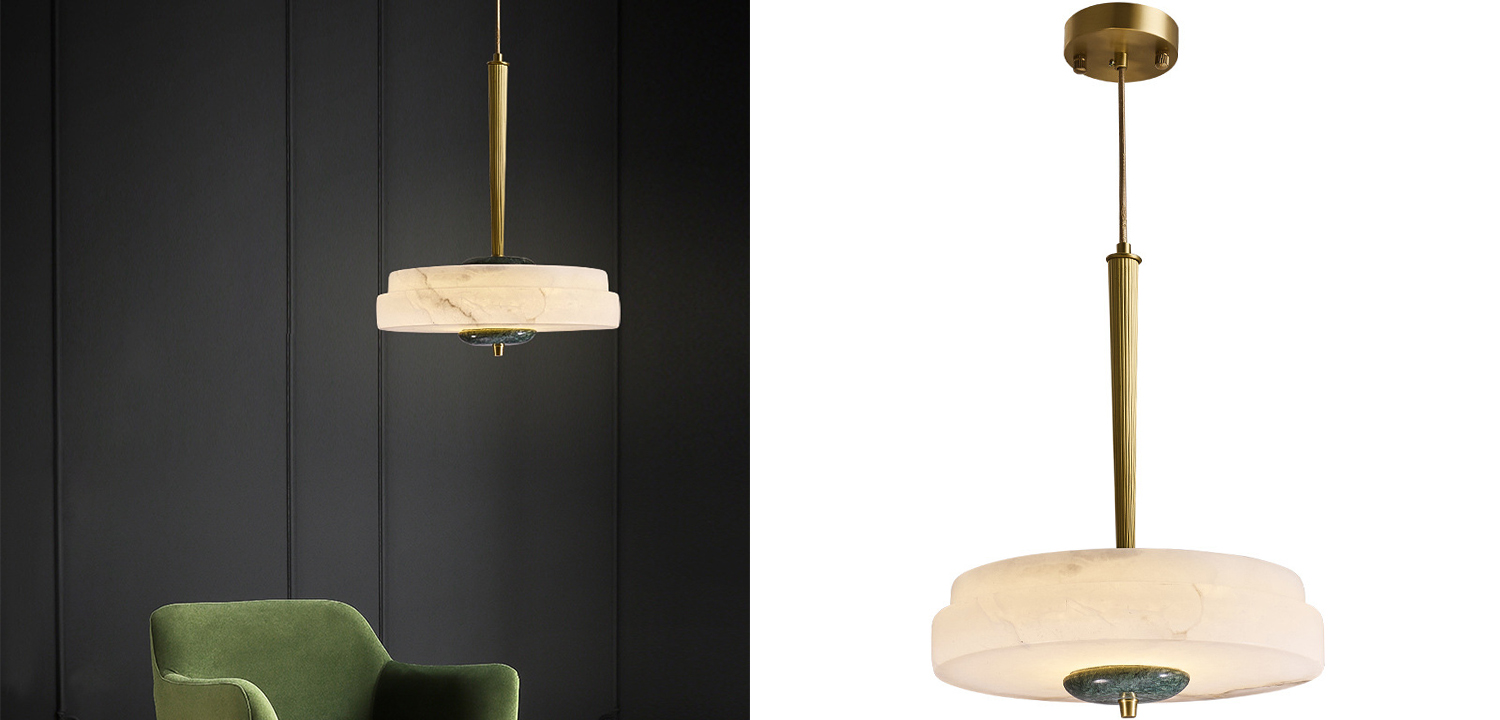 Подвесной светильник Martin Marble Hanging Light - фото №1