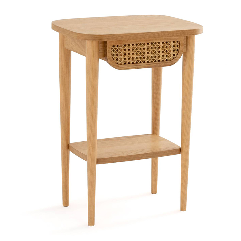 Приставной стол Morten Wicker Side Table Светлый дуб Приставной стол Morten Wicker Side Table Светлый дуб в Рязани | Loft Concept