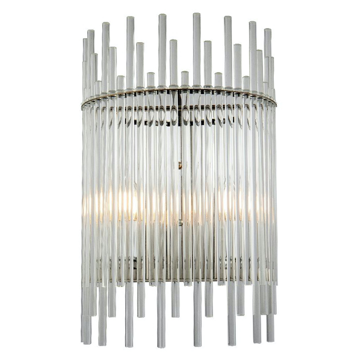 Бра Nembus Chromium Sconces Прозрачное Стекло Хром Бра Nembus Chromium Sconces Прозрачное Стекло Хром в Рязани | Loft Concept