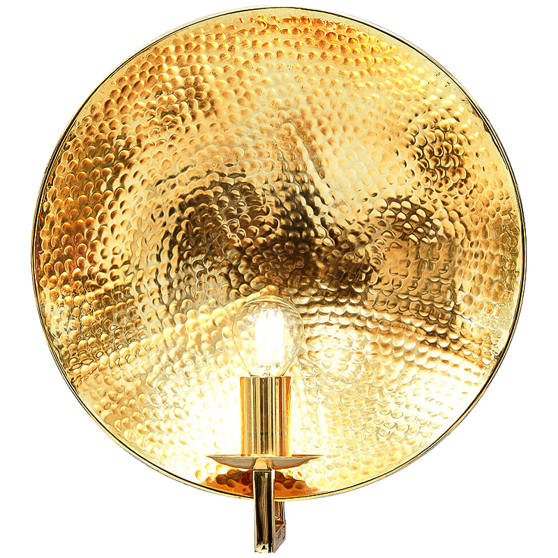 Бра Amun Disk sconce Глянцевое золото Бра Amun Disk sconce Глянцевое золото в Рязани | Loft Concept