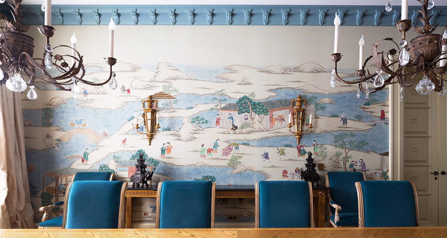 Обои ручная роспись Coutts Parchment - фото №1