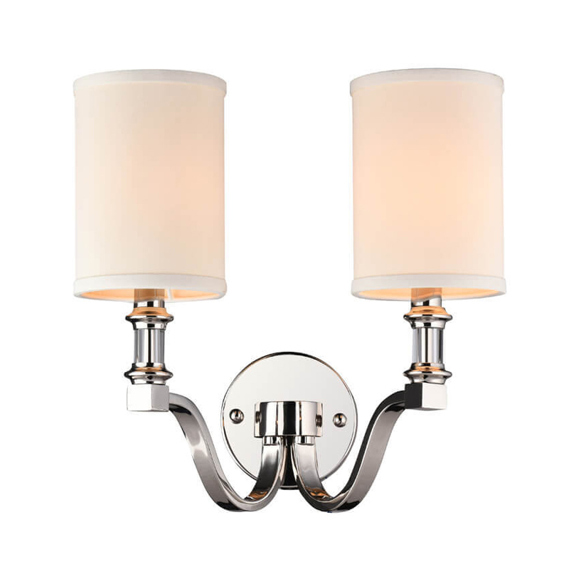 Бра Art Lamp Beige nickel 2 Никель Сатин Бежевый Бра Art Lamp Beige nickel 2 Никель Сатин Бежевый в Рязани | Loft Concept