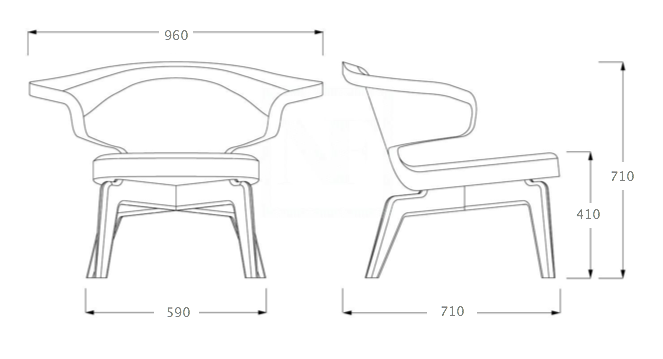 Кресло Munich Lounge Chair Кресло Munich Lounge Chair в Рязани