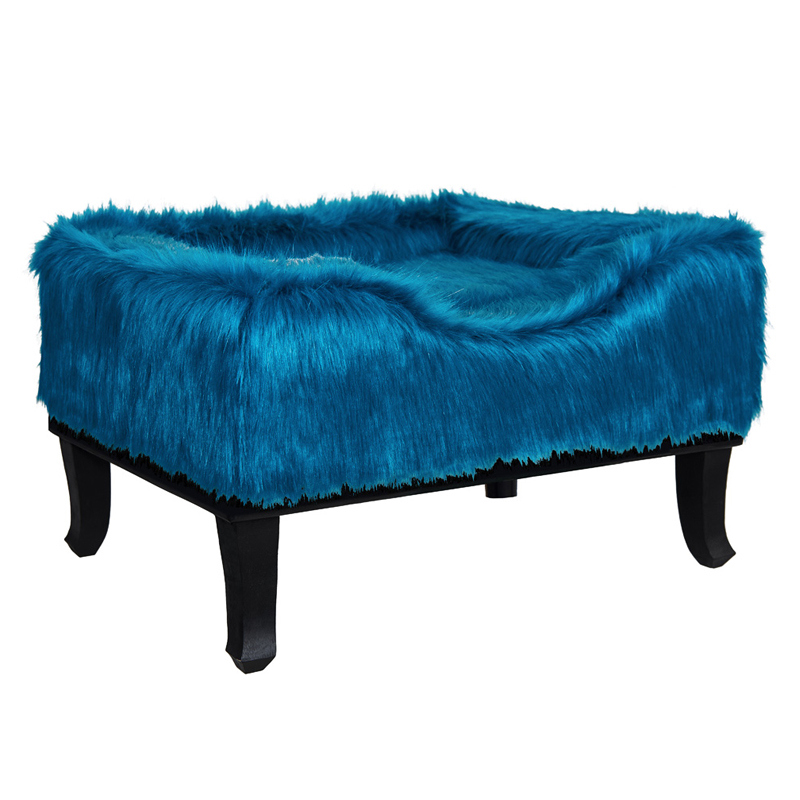 Диван для домашних животных Pet Bed с ворсом Синий Диван для домашних животных Pet Bed с ворсом Синий в Рязани | Loft Concept