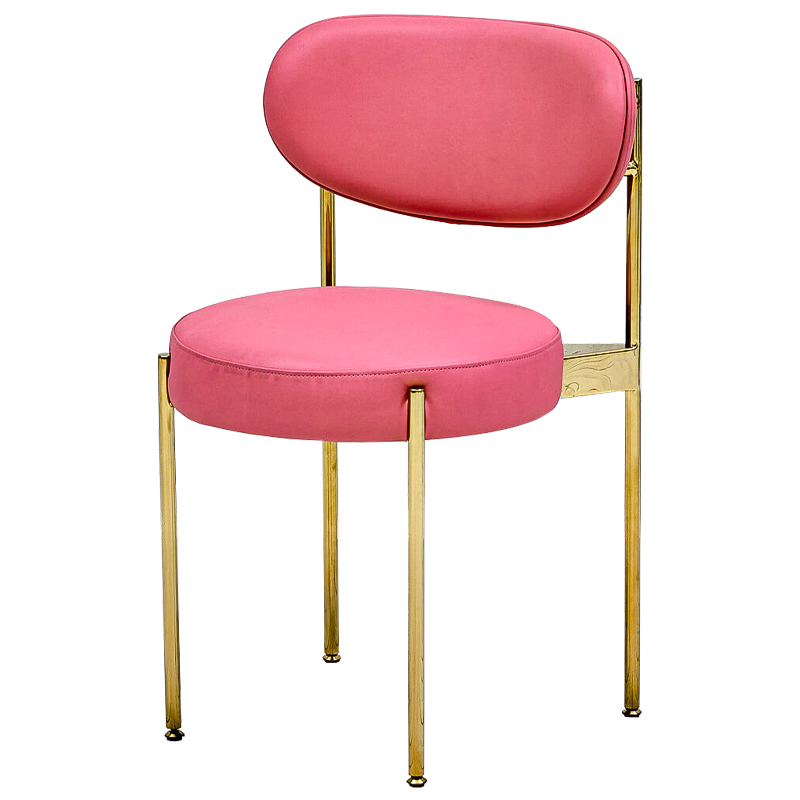 Стул Alfie Chair Глянцевое золото Фуксия Стул Alfie Chair Глянцевое золото Фуксия в Рязани | Loft Concept
