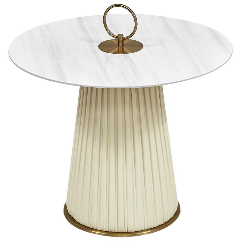 Приставной стол Orlaith White Gold Side Table Белый Золотой ivory ( слоновая кость ) Приставной стол Orlaith White Gold Side Table Белый Золотой ivory ( слоновая кость ) в Рязани | Loft Concept