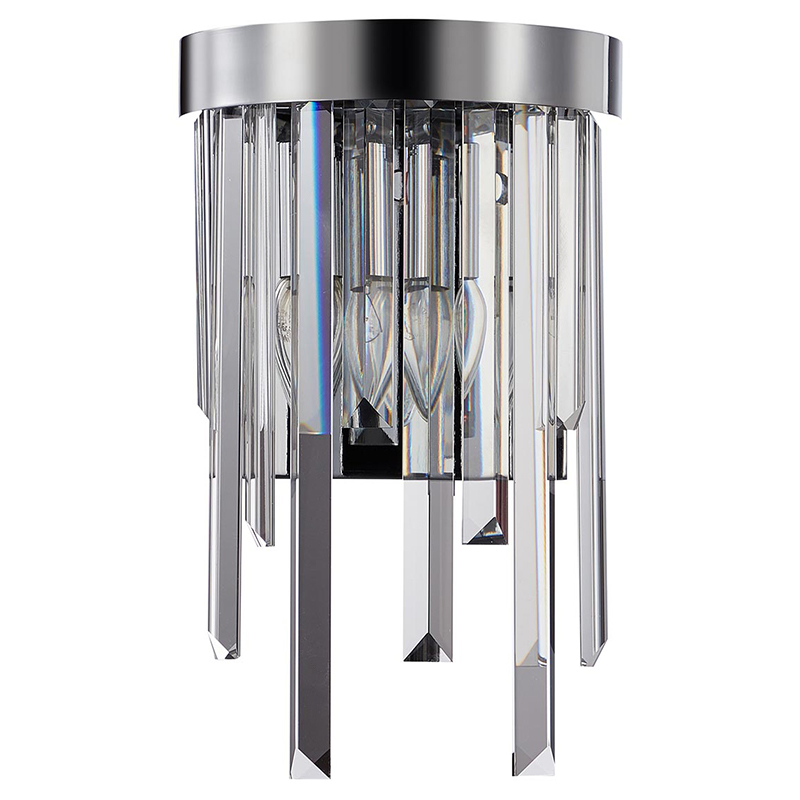 Бра Bennett Wall Lamp chrome Хром Прозрачный Бра Bennett Wall Lamp chrome Хром Прозрачный в Рязани | Loft Concept