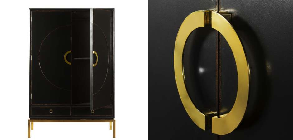 Шкаф China Rack Black Шкаф China Rack Black - Loft-Concept в Рязани