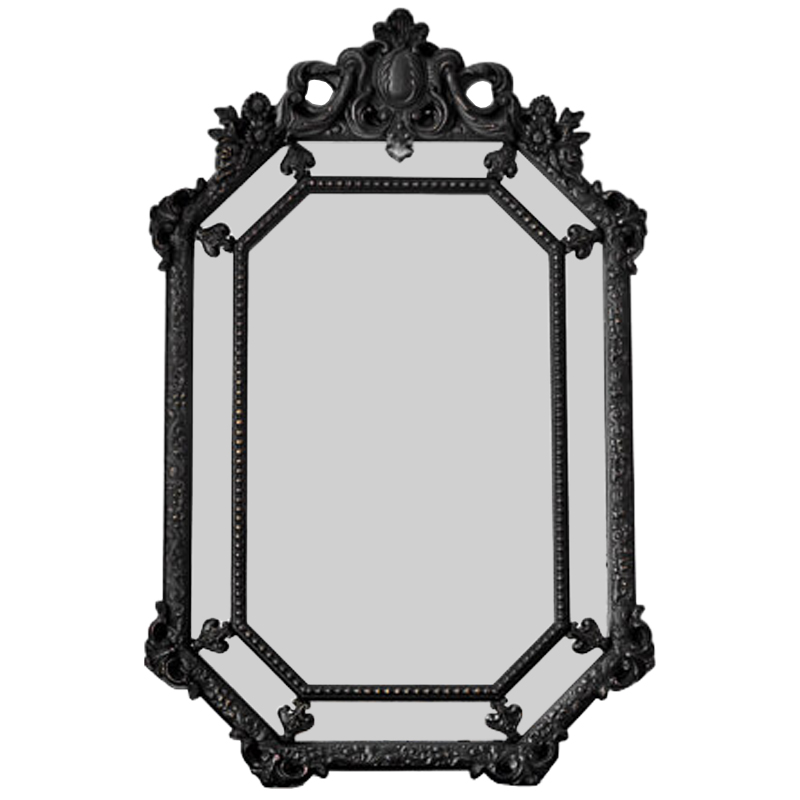 Зеркало Keppel Mirror Black Винтажный черный Античное зеркальное стекло Зеркало Keppel Mirror Black Винтажный черный Античное зеркальное стекло в Рязани | Loft Concept