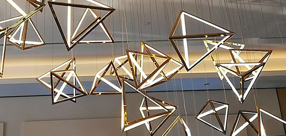 Подвесной светильник Weightless Triangles Подвесной светильник Weightless Triangles - Loft-Concept в Рязани