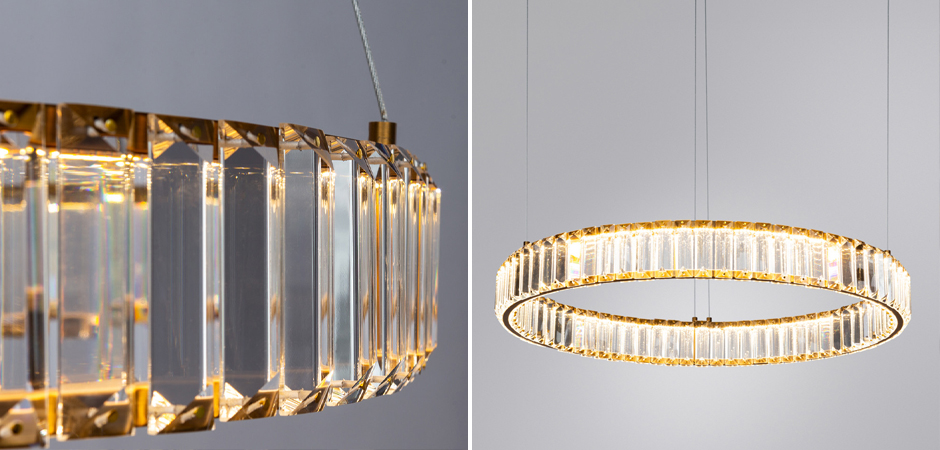 Хрустальная Люстра Crystal Ring Латунь Хрустальная Люстра Crystal Ring Латунь - Loft-Concept в Рязани