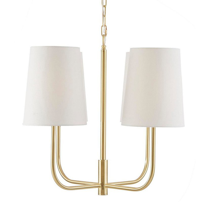 Люстра Abertha Chandelier Золотой Белый Люстра Abertha Chandelier Золотой Белый в Рязани | Loft Concept