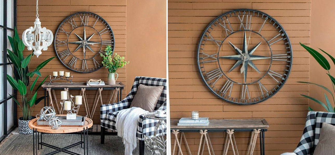 Часы круглые на стену Philip - фото