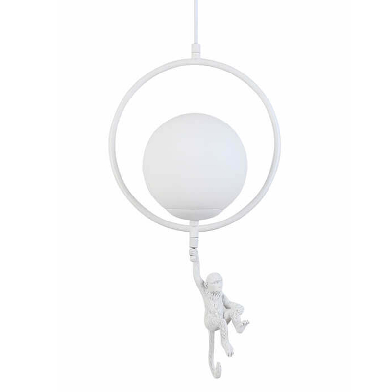 Подвесной светильник Hanging Monkey under Белый Подвесной светильник Hanging Monkey under Белый в Рязани | Loft Concept