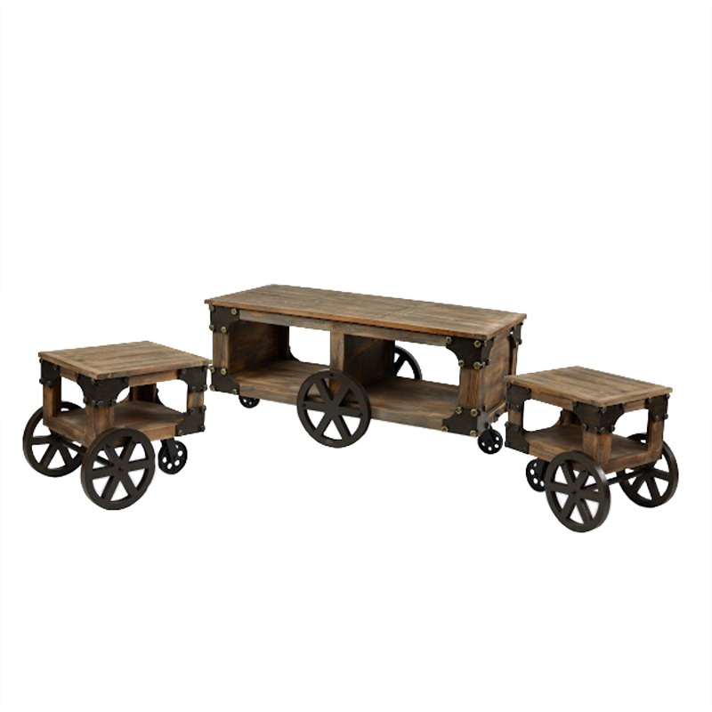 Кофейный Стол Wood Train Коричневый Кофейный Стол Wood Train Коричневый в Рязани | Loft Concept