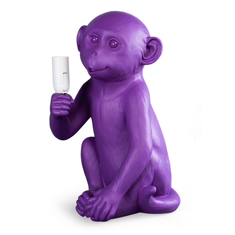Настольная лампа Purple Monkey Фиолетовый Настольная лампа Purple Monkey Фиолетовый в Рязани | Loft Concept