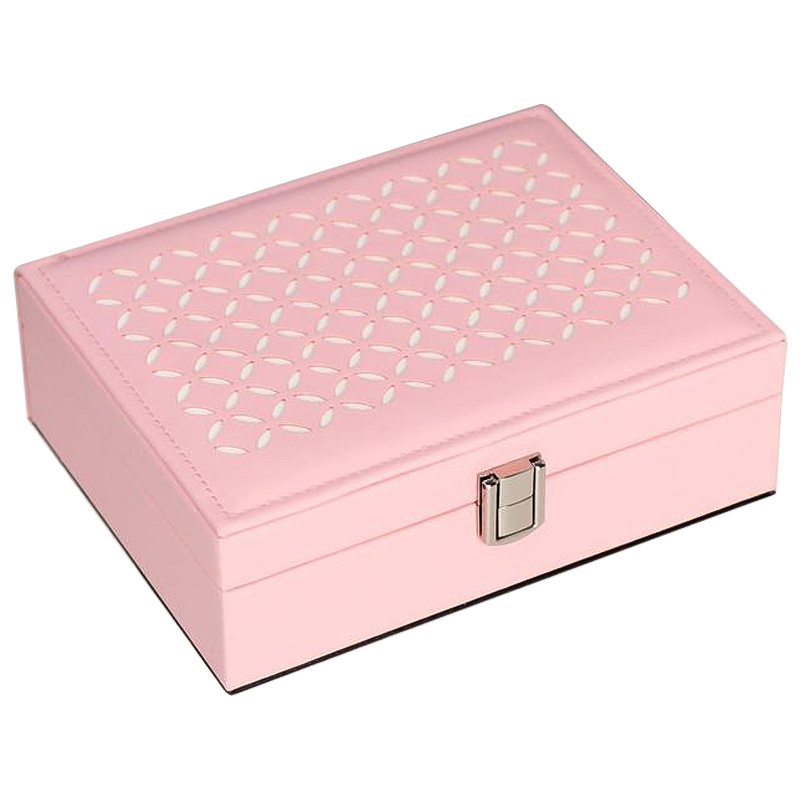 Шкатулка Varda Jewerly Organizer Box pink Розовый Шкатулка Varda Jewerly Organizer Box pink Розовый в Рязани | Loft Concept