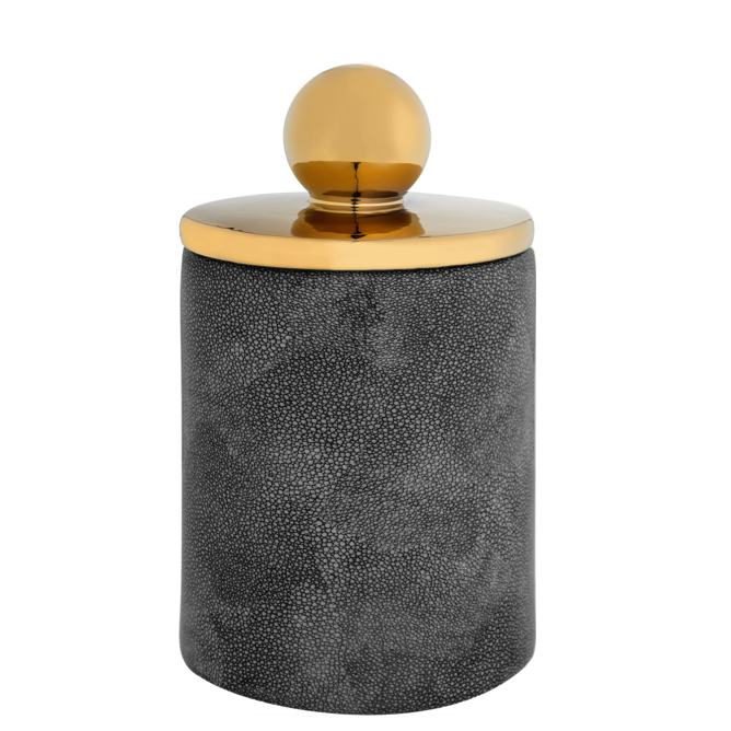 Ваза Stingray Skin vase Глянцевое золото Серый в Рязани | Loft Concept 
