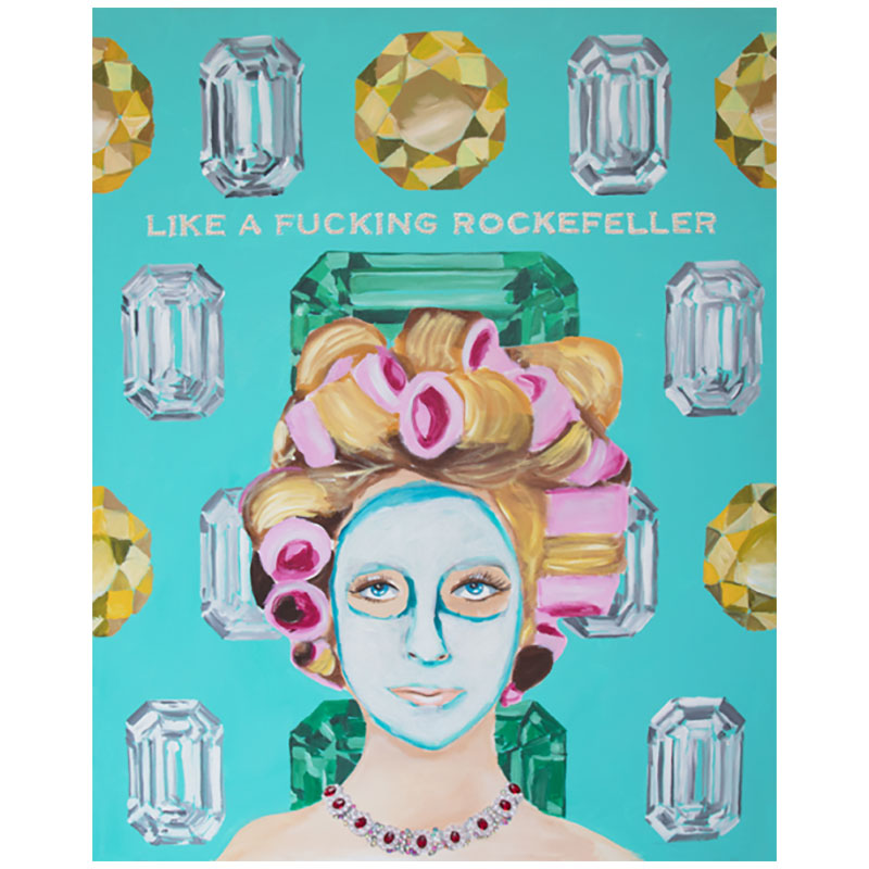 Картина “Like A Fucking Rockefeller” Мульти в Рязани | Loft Concept 