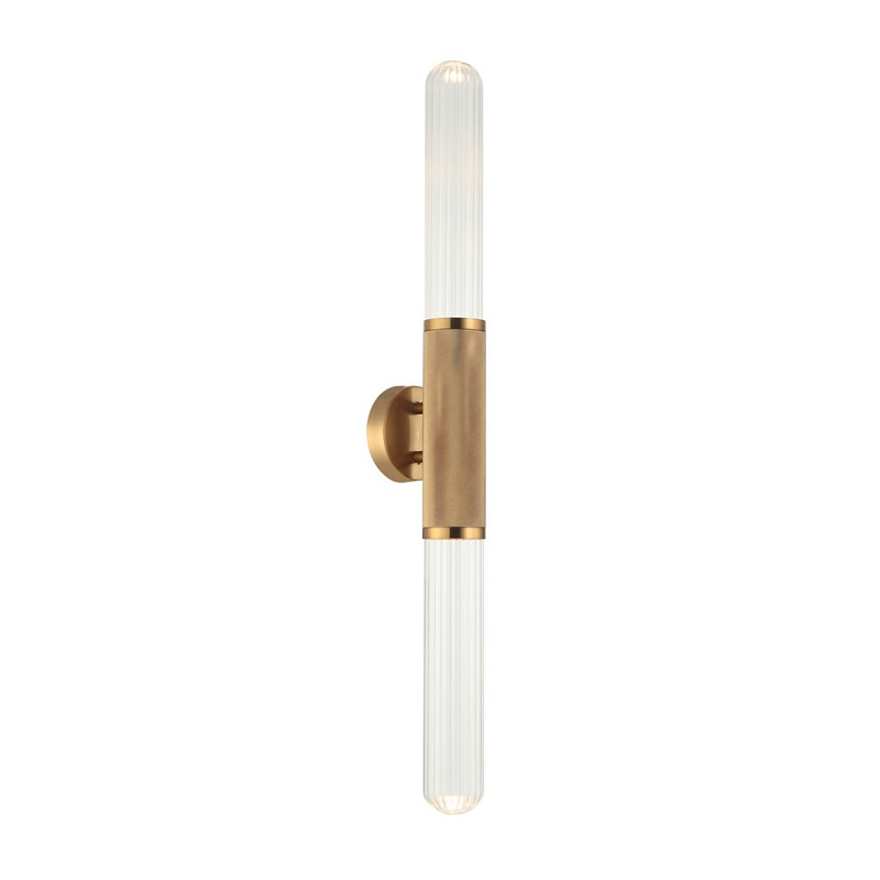 Бра Grover Gold Transparent Wall Lamp Латунь Бра Grover Gold Transparent Wall Lamp Латунь в Рязани | Loft Concept