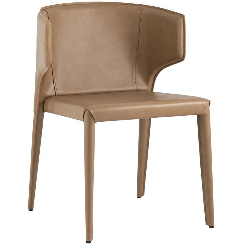 Стул ELBERT CHAIRS Бежевая Экокожа Бежевый Стул ELBERT CHAIRS Бежевая Экокожа Бежевый в Рязани | Loft Concept