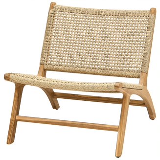 Кресло Wicker Rana lounge Chair Бежевый Кресло Wicker Rana lounge Chair Бежевый в Рязани | Loft Concept