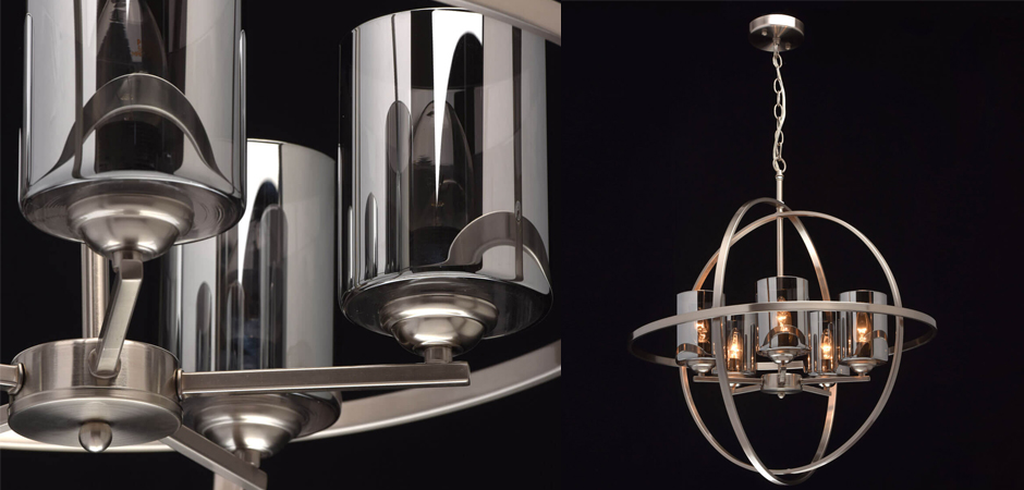 Люстра Chrome Cylinders 5 Люстра Chrome Cylinders 5 - Loft-Concept в Рязани