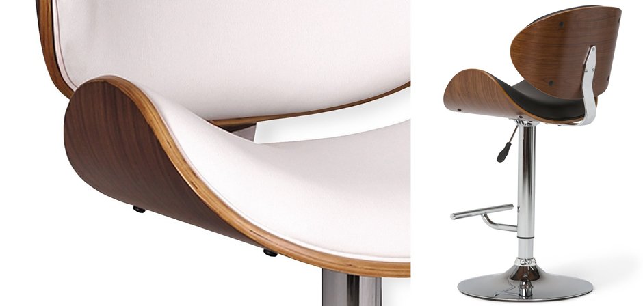 Барный стул Lounge Bar Stool белый Барный стул Lounge Bar Stool белый - Loft-Concept в Рязани