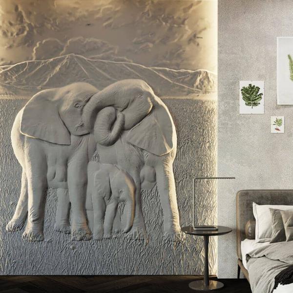 Барельеф ELEPHANTS Барельеф ELEPHANTS в Рязани | Loft Concept