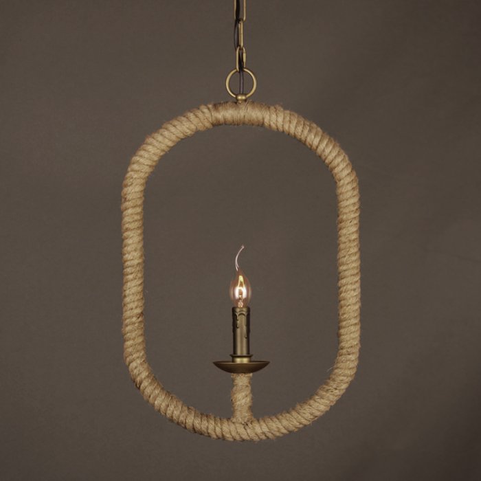 Подвесной светильник Oval Loft Rope Light Подвесной светильник Oval Loft Rope Light в Рязани | Loft Concept