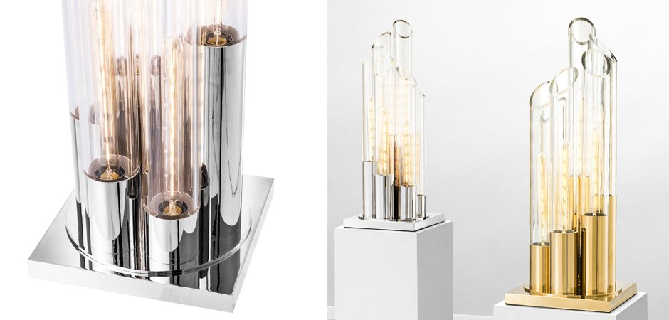 Настольная лампа Eichholtz Table Lamp Paradiso Nickel - Loft-Concept в Рязани