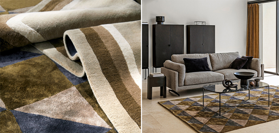 Ковер Carpet Geometric 100% вискоза Ковер Carpet Geometric 100% вискоза - Loft-Concept в Рязани