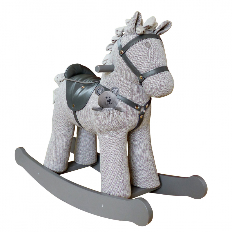 Лошадка-качалка Alfie Pony Серый Лошадка-качалка Alfie Pony Серый в Рязани | Loft Concept