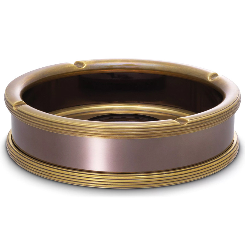 Пепельница Eichholtz Ashtray Ella Латунь Винтажная латунь Коричневый Пепельница Eichholtz Ashtray Ella Латунь Винтажная латунь Коричневый в Рязани | Loft Concept