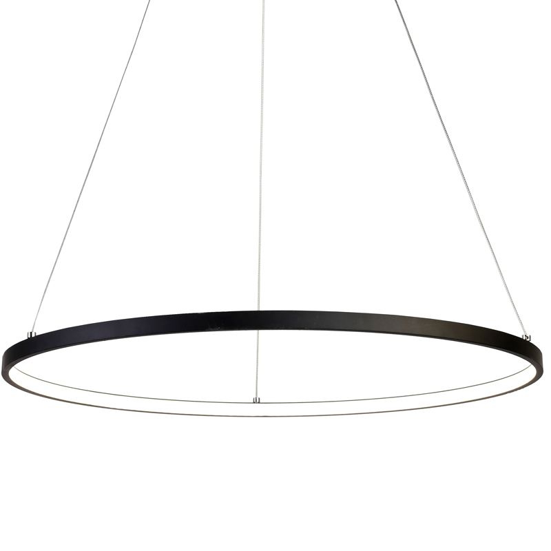Люстра Ring Horizontal black Черный Люстра Ring Horizontal black Черный в Рязани | Loft Concept