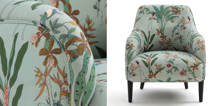 Кресло Lipstick Fauteuil melange lin Кресло Lipstick Fauteuil melange lin - Loft-Concept в Рязани